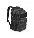 DARK CAMO BACKPACK ASSAULT SMALL - MIL-TEC, hátizsák, kicsi, 20 l, dark camo, terepmintás fekete