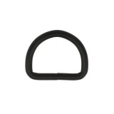 Dark Tactical Acél hegesztett D gyűrű 25mm fekete