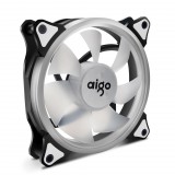 DarkFlash Aigo Halo Ring fehér LED 120mm ventilátor (CP-FAN-AiNWT) (CP-FAN-AiNWT) - Ventilátor