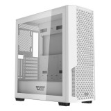 Darkflash DF2100 Midi Torony Számítógépház - Fehér (DF2100 WHITE NO FANS)