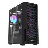 Darkflash DF2100 Számítógépház - Fekete (DF2100 BLACK)