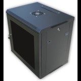 Datacom 19" RACK 12U, egyrészes, fekete (71081)