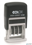 Dátumbélyegző, COLOP "S 160", kék párna