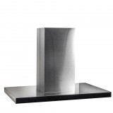 DAVOLINE 801012121 Davoline - Páraelszívó SQUARE sziget 90 cm fekete üveg előlappal