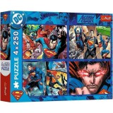 DC: A bátor Superman 4x250db-os puzzle - Trefl