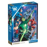 DC Comics Igazság ligája hősei HQC 500db-os puzzle - Clementoni