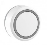 DCP711 Vezeték nélküli nyomógomb DCxxx típusú csengőkhöz, fekvő kialakítás, névtáblával, fehér, kerek