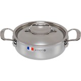 De Buyer Affinity, 20cm, 1.7l, Alacsony, Rozsdamentes Acél, Ezüst lábas