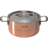 De Buyer Prima Matera, 24cm, 5.4l, Fedeles, Indukciós, Acél, Réz edény
