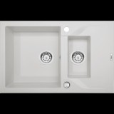 DEANTE ZQN_A513 Andante 1.5 medencés mosogató csepegtetővel fehér (ZQN_A513)