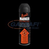 DECOCOLOR Fluo Marker 360° fluoreszkáló jelző spray, 500ml, fekete