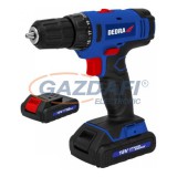 DEDRA Akkumulátoros fúró-csavarozó 18V Li-ion