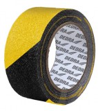 dedra csúszásgátló szalag 50mmx18m 11t114 sárga és fekete pvc