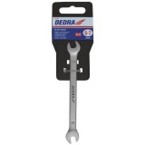 DEDRA Lapos kulcs, kétoldalas CrV 25x28 mm, PVC tartóval
