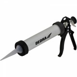 DEDRA Tömítő anyag kinyomó pisztoly 600ml, aluminium házzal