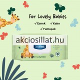 Deep Fresh Giraffe Baby Nedves Törlőkendő 120db