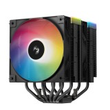 Deepcool AG620 BK ARGB V2 processzor hűtő, torony, 2x120 mm, PWM, ARGB, fekete