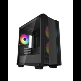 Deepcool CC360 ARGB táp nélküli ablakos Micro-ATX ház fekete (R-CC360-BKAPM3-G-1) (R-CC360-BKAPM3-G-1)