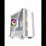 Deepcool CC360 WH ARGB táp nélküli ablakos Micro-ATX ház fehér (R-CC360-WHAPM3-G-1) (R-CC360-WHAPM3-G-1)