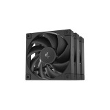 DeepCool Cooler FD12 120mm PWM Rendszerhűtő Ventillátor 3db - Fekete (FD12(3IN1))