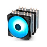 DeepCool CPU Cooler - NEPTWIN RGB (27dB; max. 95,99 m3/h; 4pin csatlakozó; 6 db heatpipe, 2x12cm, PWM, RGB LED) (NEPTWIN_RGB)