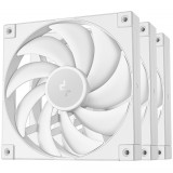 DeepCool FD14 140mm PWM Rendszerhűtő ventilátor 3db - Fehér (R-FD14-WHNPN3-G)