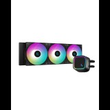 DeepCool LE720 Processzor Minden az egyben folyadékhűtés 12 cm Fekete 1 dB (R-LE720-BKAMMN-G-1)