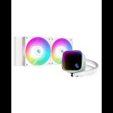 DeepCool LS520 SE WH Processzor Minden az egyben folyadékhűtés 12 cm Fehér 1 dB (R-LS520-WHAMMM-G-1)