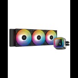DeepCool LS720 Processzor Minden az egyben folyadékhűtés 12 cm Fekete 1 dB (R-LS720-BKAMNT-G-1)