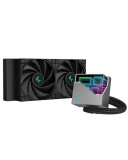 DeepCool LT520 Processzor Minden az egyben folyadékhűtés 12 cm Fekete 1 db