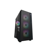 DeepCool Midi - MATREXX 55 MESH ADD-RGB 4F - Fekete - MATREXX55-MESH-ARGB-4F