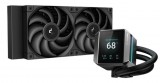 DeepCool MYSTIQUE 240 Processzor Minden az egyben folyadékhűtés 12 cm Fekete 1 db