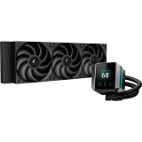 DeepCool MYSTIQUE 360 Processzor Minden az egyben folyadékhűtés 12 cm Fekete 1 dB (R-LX750-BKDSNMP-G-1)