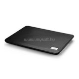 DeepCool Notebook Hűtőpad 14"-ig - N17 BLACK (21dB; max. 80,39 m3/h; 14cm, 1xUSB2.0) (N17_BLACK)
