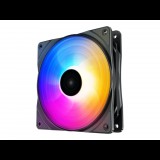 Deepcool RF-120 FS 120mm PWM RGB Rendszerhűtő ventilátor - Fekete (DP-FLED3-RF120-FS)