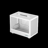 DeepCool Számítógépház - CH160 WH (fekete, Mini-ITX, 2xUSB3.0, Type-C, fehér)