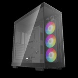 DeepCool Számítógépház - CH780 (fekete, ablakos, 3x140mm A-RGB ventilllátor, E-ATX, 4xUSB3.0)