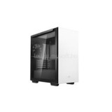 DeepCool Számítógépház - MACUBE 110 WH (fehér, fekete belső, ablakos, 1x12cm ventilátor, mATX, 2xUSB3.0) (MACUBE_110_WH)