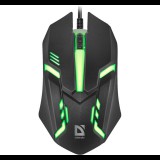 Defender Cyber MB-560L USB Gaming Egér - Fekete (52560)