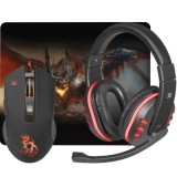 Defender Gaming combo egér+egérpad+fejhallgató DEVOURER MHP-006