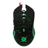 Defender GM-907 Draglen Vezetékes Gaming Egér - Fekete (52907)