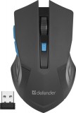 Defender RF Accura MM-275 Wireless Mouse Black/Blue DEF52275