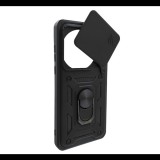 Defender szilikon telefonvédő (ütésállóság, tartógyűrű, kameravédő) FEKETE OnePlus 13 5G "Gigapack csomagolás" (GP-172186) (GP-172186)