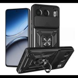 Defender szilikon telefonvédő (ütésállóság, tartógyűrű, kameravédő) FEKETE OnePlus Nord 4 "Gigapack csomagolás" (GP-168421) (GP-168421)