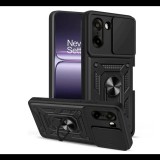 Defender szilikon telefonvédő (ütésállóság, tartógyűrű, kameravédő) FEKETE OnePlus Nord CE5 "Gigapack csomagolás" (GP-172265) (GP-172265)