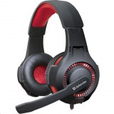 Defender Warhead G-450 USB mikrofonos fejhallgató fekete-piros (64146) (64146) - Fejhallgató