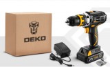 Deko akkus fúró, csavarozó – 20V – 1 akkumulátorral