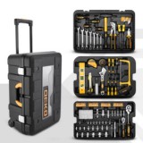 Deko szerszámkészlet kerekes kofferben – 258db