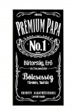 Dekor hűtőmágnes, Prémium papa