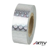 Dekorációs szalag tornakarikára Amaya 14 m hal pikkely ezüst